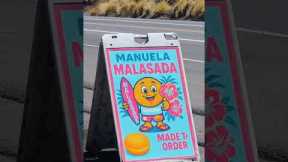 We Found Hawaii's Most FAMOUS Donut in a Food Truck! #hawaii #foodie  #travel