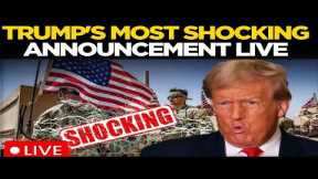 Donald Trump LIVE | US President Drops Major EMERGENCY Declaration; BIG Announcement | US News LIVE
