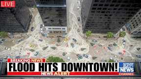 🚨 HAPPENING NOW! Flash Floods Overrun Los Angeles! Cars Swept Away, Roads Gone!