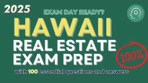 🌺 100 State Exam Questions From A Local Business | Pass your Hawaii Real Estate Exam