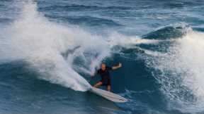 Kelly Slater | Surfing D'bah On A Twin Fin.
