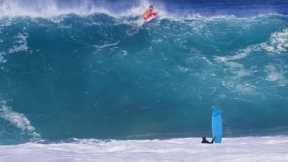 CAUGHT INSIDE AT 20FT KEIKI SHOREBREAK