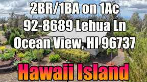 2BR/1BA Offered at $319,900!  92-8689 Lehua Ln, Big Island Hawaii Real Estate: MLS#725242