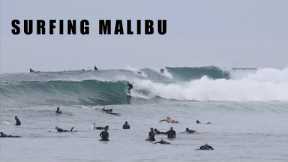 Fun Swell hits Malibu: Raw Surfing
