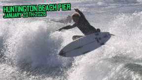 Fun Waves & Good Times at The Huntington Beach Pier! (January 20th 2026)