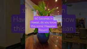 Do you know this Iconic Hawaiian Resort? #hawaii #travel #hawaiitravel