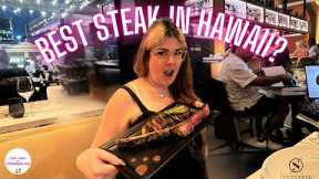 We Ate at Michael Mina's StripSteak Hawaii | Instant Bacon & Grilled Pineapple Foster in Waikiki!