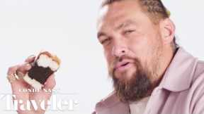 Jason Momoa Eating Hawaiian Food For 1 Minute Straight