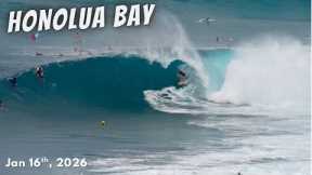 HONOLUA BAY 🌊 WINDY BARRELS!!🙌🏼