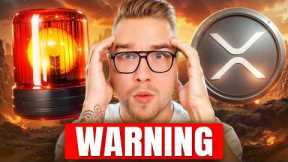 🚨HOLY SH*T XRP - Be VERY Careful The Next 2-3 Days!!!!