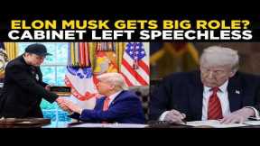 Donald Trump LIVE | Trump Shocks Cabinet With Surprise Move to Hand Elon Musk Bigger Role | US News