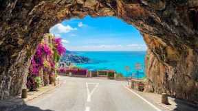This French Riviera Road Is Unreal | Drive Above Monaco from Menton to Nice:From Azure Sea to Cliffs