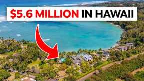 INSIDE a $5,600,000 Oceanfront Home in Hawaii
