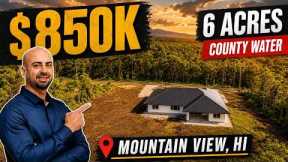 Brand-New Hawaii Home on 6 Acres for $850K!