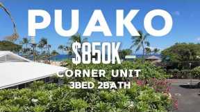 Hawaii Real Estate - Rare Puako Beach Condo - 3BR Corner Unit + Ocean Views - $850K