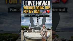 Pearl Harbor With My Dad ❤️🇺🇸 | USS Arizona Memorial Hawaii