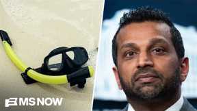 'SACRILEGE': Kash Patel goes on VIP SNORKELING TRIP at PEARL HARBOR Memorial